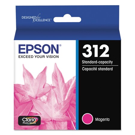 Epson T312320-S (312XL) Claria Ink, 360 Page-Yield, Magenta T312320-S